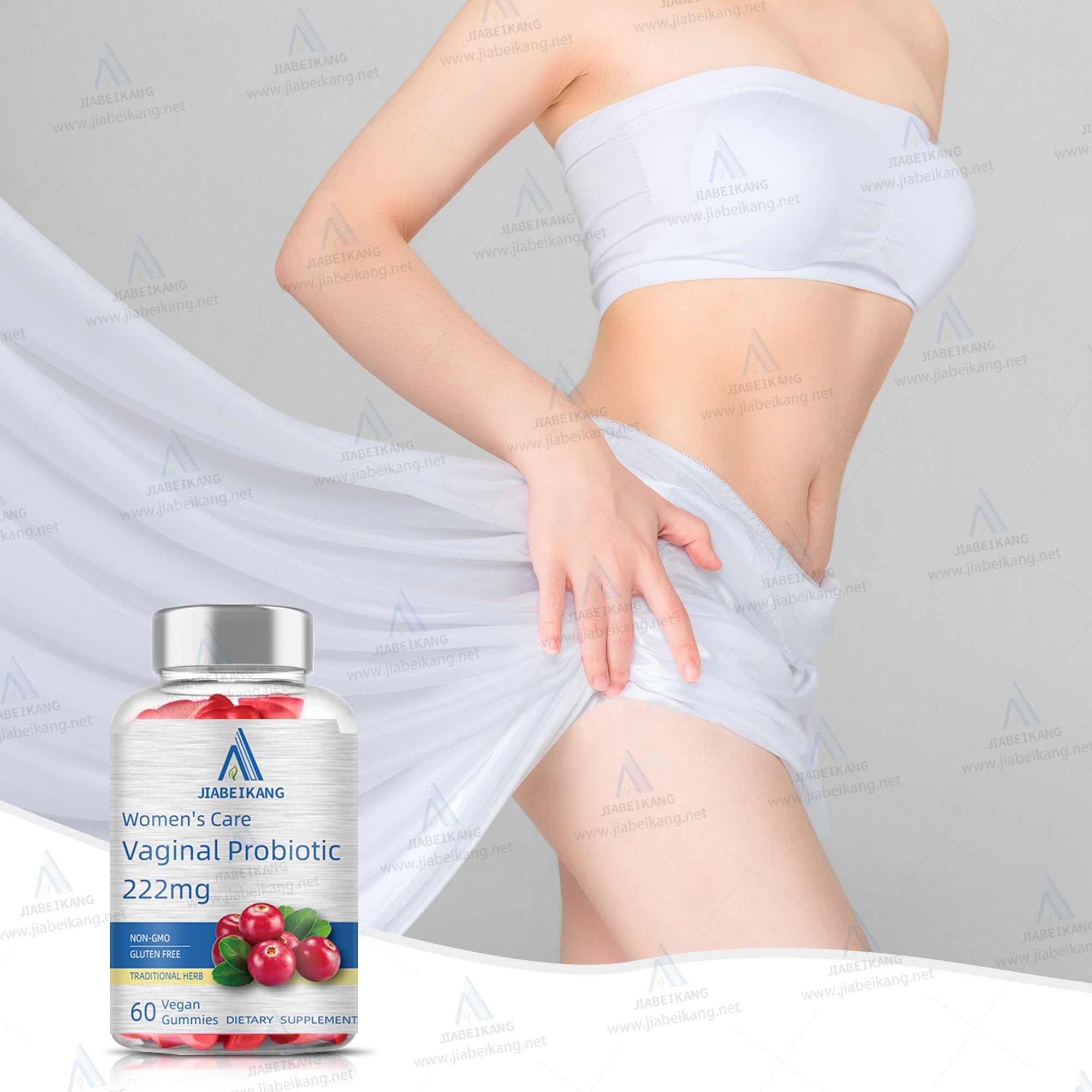 Wholesale Jiabeikang Probiotic Gummies Female Wellness OEM Manufacturer