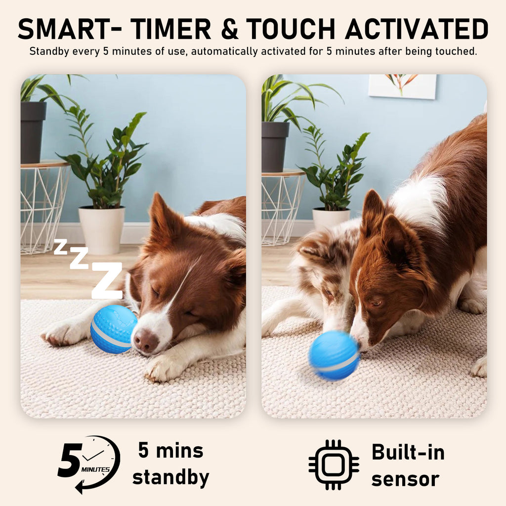 Smart Interactive Dog Toys, Automatic Moving Ball With Lighting Modes...
Automatic Rolling Dog Ball – Interactive Toy That Keeps Dogs Active
