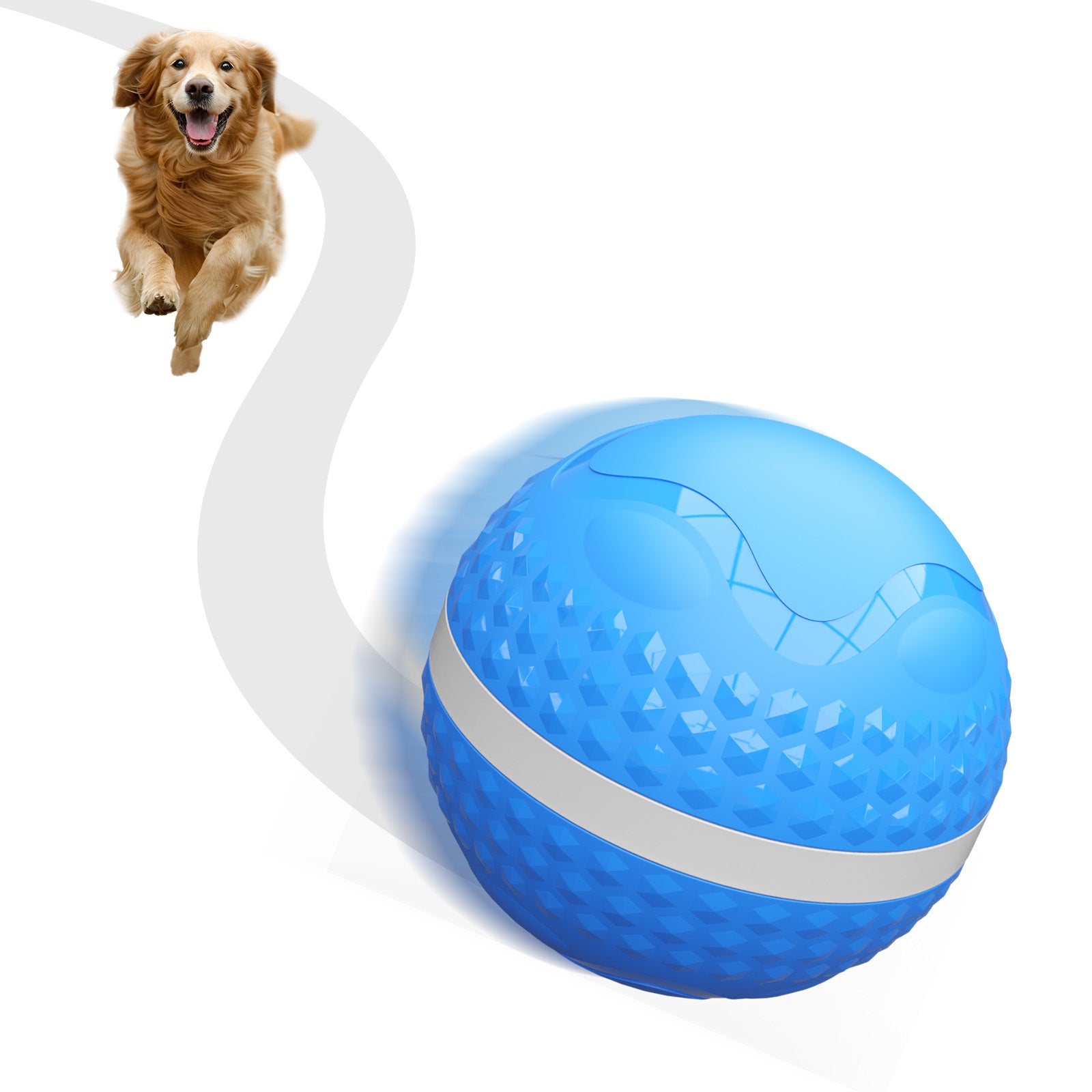 Smart Interactive Dog Toys, Automatic Moving Ball With Lighting Modes...
Automatic Rolling Dog Ball – Interactive Toy That Keeps Dogs Active